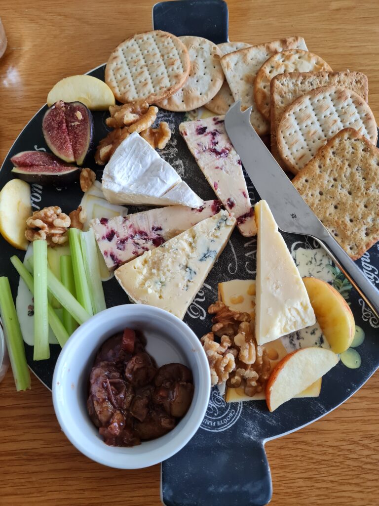 Cheese Board, Quality Traditional Pub Food from The White Horse in Burnham Green near Tewin and Welwyn Garden City